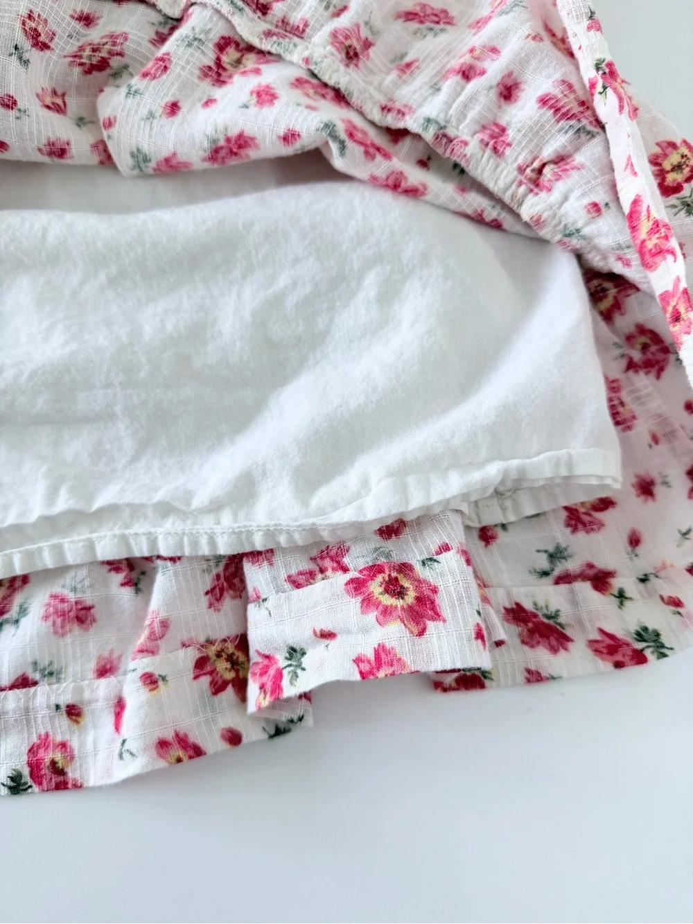 Ralph Lauren Pink Floral Cotton Dress Size 24M